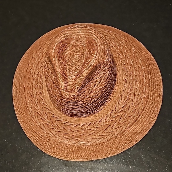 ?FRAYA? Redwood Fedora Hat ~ Mahogany Brown Small/Medium NWT main image 7
